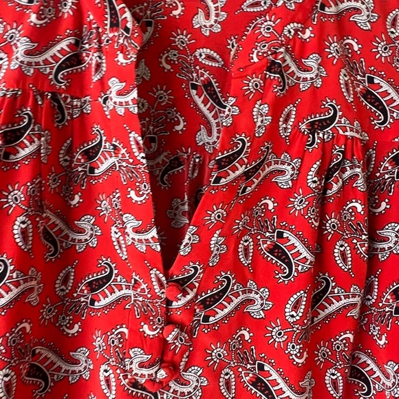 Veronica Beard Abbie Paisley Silk Blouse 2 - Picture 6 of 9